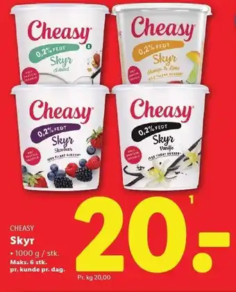 Lidl CHEASY Skyr tilbud