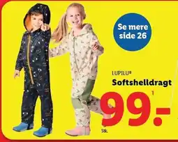 Lidl LUPILU Softshelldragt tilbud