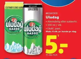 Lidl MEGAFOOD Uludag tilbud