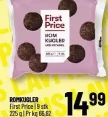 Løvbjerg FIRST PRICE ROMKUGLER tilbud