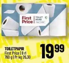 Løvbjerg FIRST PRICE TOILETPAPIR tilbud