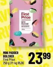 Løvbjerg FIRST PRICE MINI PADDER BOLCHER tilbud