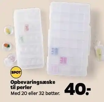 Netto Opbevaringsæske til perler tilbud