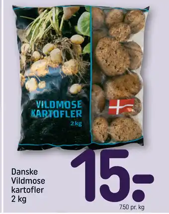 REMA 1000 Danske Vildmose kartofler 2 kg tilbud