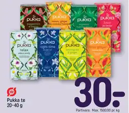 REMA 1000 Pukka te 20-40 g tilbud