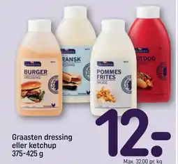 REMA 1000 Graasten dressing eller ketchup 375-425 g tilbud