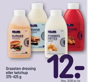 REMA 1000 Graasten dressing eller ketchup 375-425 g tilbud