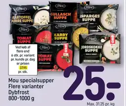 REMA 1000 Mou specialsupper Flere varianter Dybfrost 800-1000 g tilbud