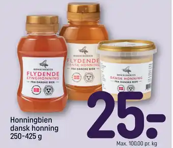 REMA 1000 Honningbien dansk honning 250-425 g tilbud