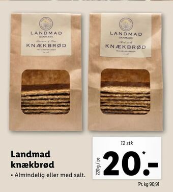 Landmad knækbrød