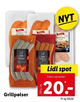 Let-Køb Grillpølser tilbud
