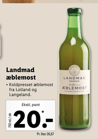 Landmad æblemost