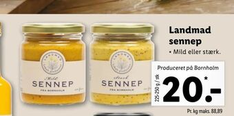 Let-Køb Landmad sennep tilbud