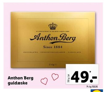 Let-Køb Anthon Berg guldæske tilbud