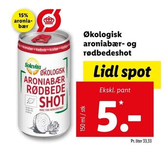 Let-Køb Økologisk aroniabær- og rødbedeshot tilbud
