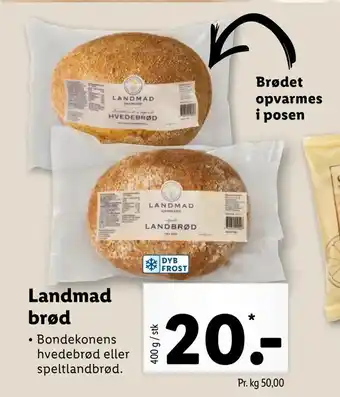 Let-Køb Landmad brød tilbud