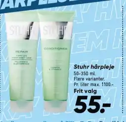 Bilka STUHR hårpleje tilbud