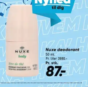 Bilka NUXE deodorant tilbud