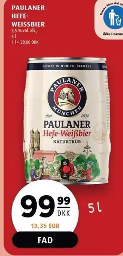 Scandinavian Park PAULANER HEFEWEISBIER tilbud