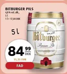 Scandinavian Park BITBURGER PILS tilbud