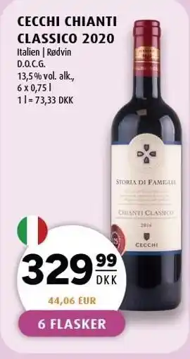 Scandinavian Park CECCHI CHIANTI CLASSICO 2020 tilbud