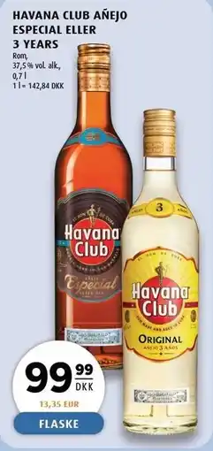 Scandinavian Park HAVANA CLUB ANEJO ESPECIAL ELLER 3 YEARS tilbud