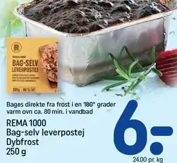 REMA 1000 REMA 1000 Bag-selv leverpostej tilbud
