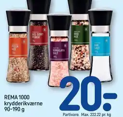 REMA 1000 REMA 1000 krydderikværne tilbud