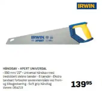 Bygma IRWIN Håndsav-xpert universal tilbud