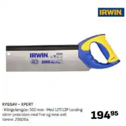 Bygma IRWIN Rygsav-xpert tilbud