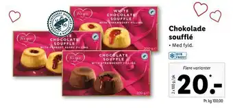Let-Køb Chokolade soufflé tilbud