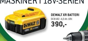 XL-BYG Dewalt xr batteri tilbud
