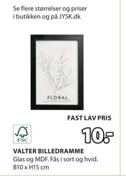 JYSK VALTER BILLEDRAMME tilbud