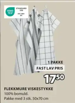 JYSK FLEKKMURE VISKESTYKKE tilbud