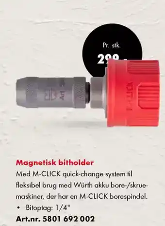 Würth Magnetisk bitholder tilbud