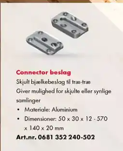 Würth Connector beslag tilbud