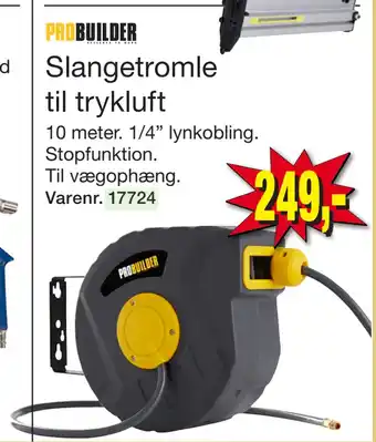 Harald Nyborg Slangetromle til trykluft tilbud