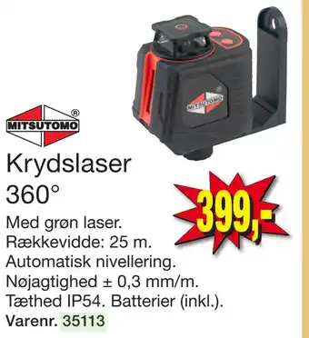 Harald Nyborg Krydslaser 360° tilbud