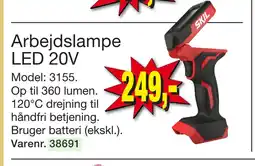 Harald Nyborg Arbejdslampe LED 20V tilbud