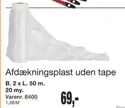 Harald Nyborg Afdækningsplast uden tape tilbud