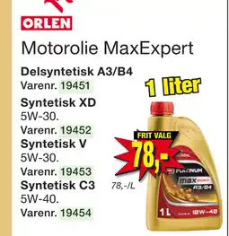 Harald Nyborg Motorolie MaxExpert tilbud