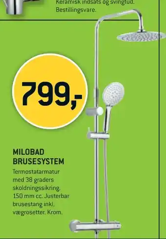 Milobad brusesystem
