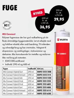 Würth MS Connect tilbud