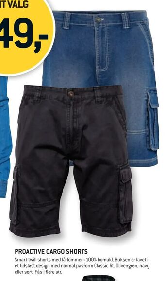 XL-BYG Proactive cargo shorts tilbud