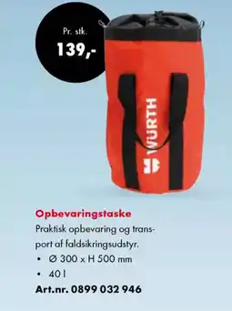 Würth Opbevaringstaske tilbud