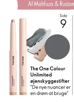 Oriflame The One Colour Unlimited øjenskyggestifter "De nye nuancer er en drøm at bruge" tilbud