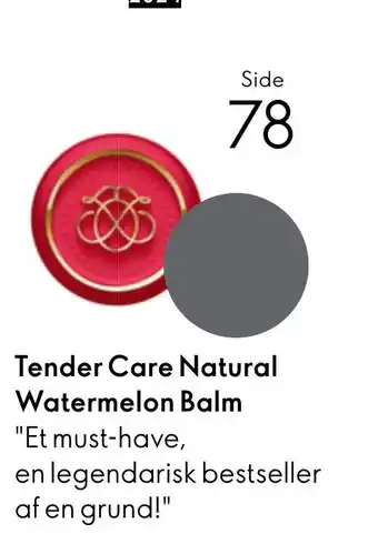 Oriflame Tender Care Natural Watermelon Balm tilbud