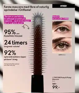 Oriflame THE ONE Pump & Plump Mascara tilbud