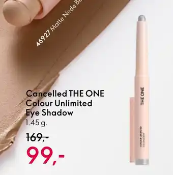 Oriflame Cancelled THE ONE Colour Unlimited Eye Shadow tilbud