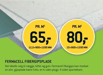 XL-BYG Fermacell fibergipsplade tilbud